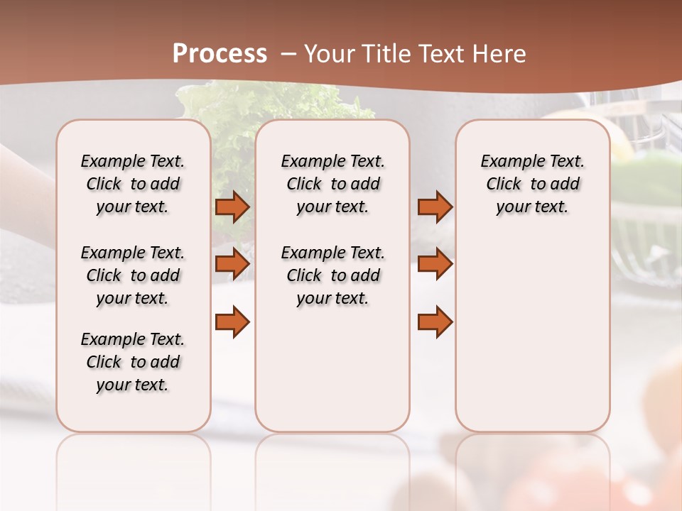 Kitchen Light Lettuce PowerPoint Template