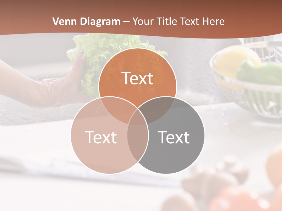Kitchen Light Lettuce PowerPoint Template