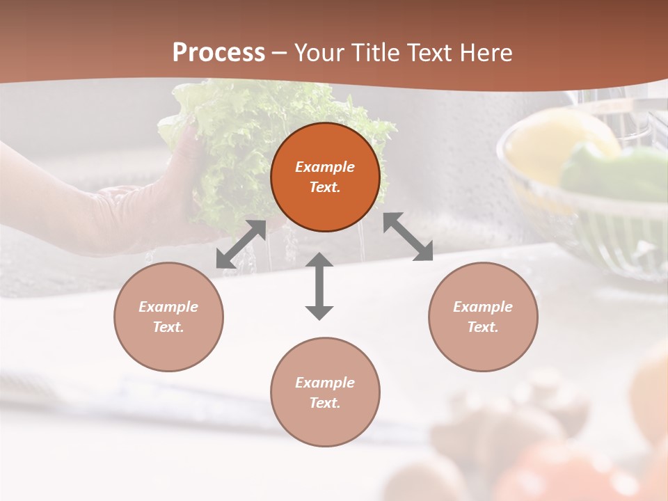 Kitchen Light Lettuce PowerPoint Template