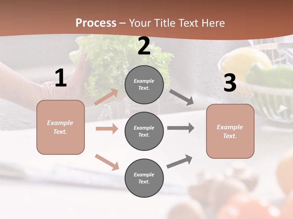 Kitchen Light Lettuce PowerPoint Template