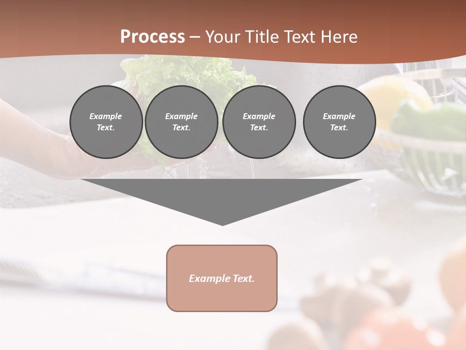 Kitchen Light Lettuce PowerPoint Template