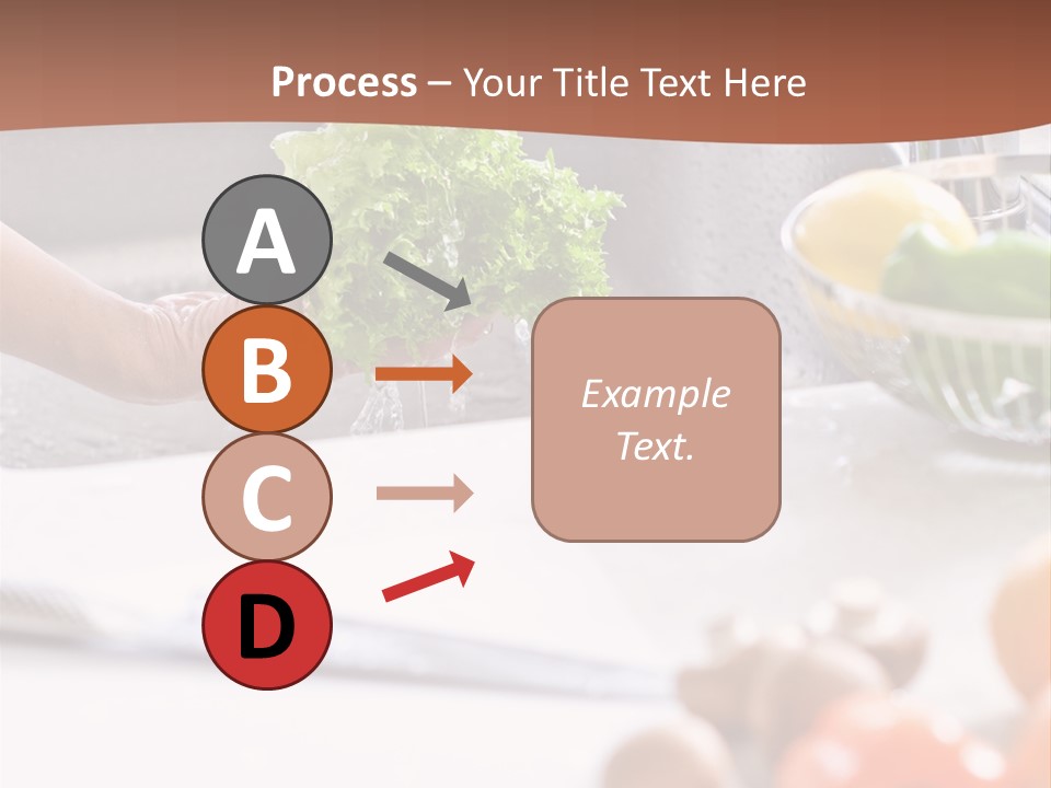 Kitchen Light Lettuce PowerPoint Template