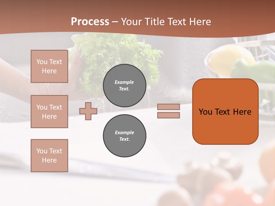 Kitchen Light Lettuce PowerPoint Template