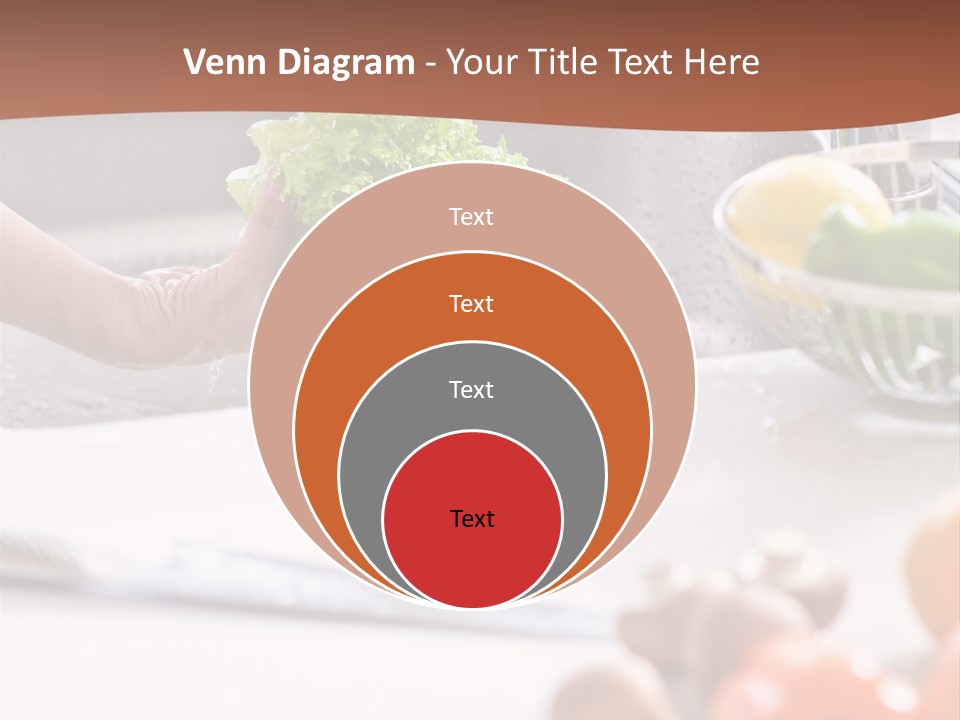 Kitchen Light Lettuce PowerPoint Template