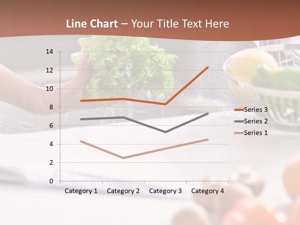 Kitchen Light Lettuce PowerPoint Template