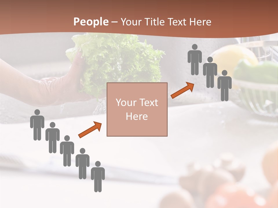 Kitchen Light Lettuce PowerPoint Template