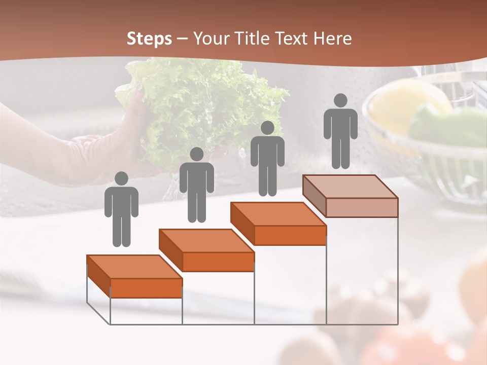 Kitchen Light Lettuce PowerPoint Template