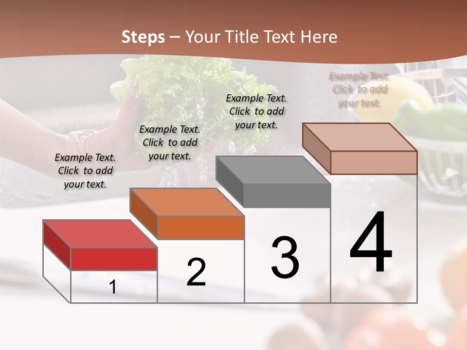 Kitchen Light Lettuce PowerPoint Template