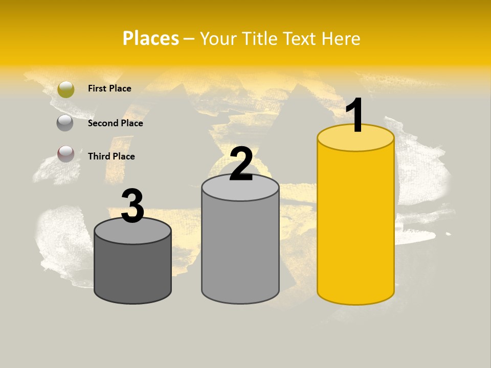 Industrial Symbol Atom PowerPoint Template