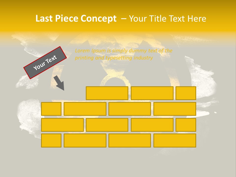 Industrial Symbol Atom PowerPoint Template