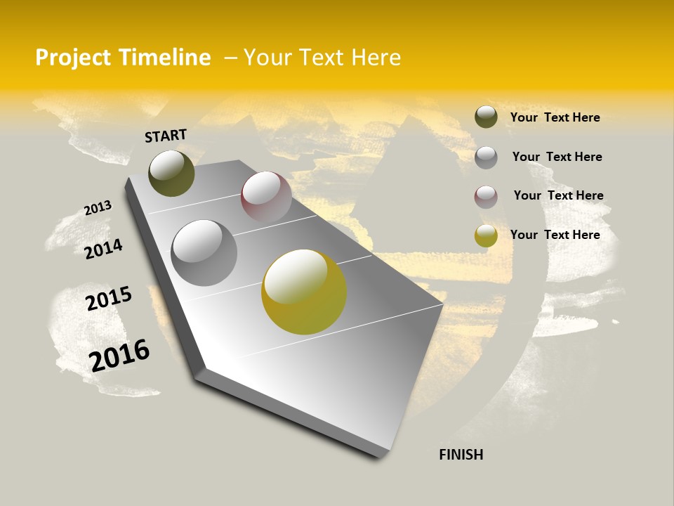 Industrial Symbol Atom PowerPoint Template