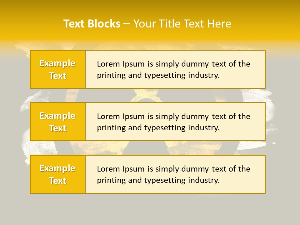Industrial Symbol Atom PowerPoint Template