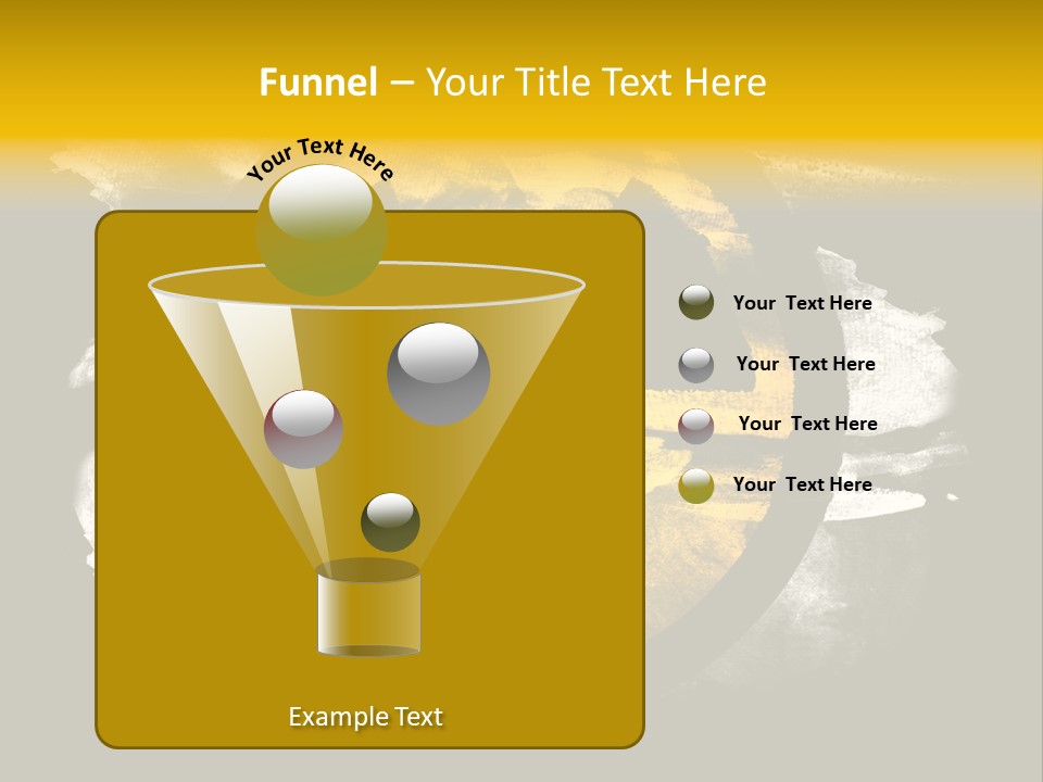 Industrial Symbol Atom PowerPoint Template
