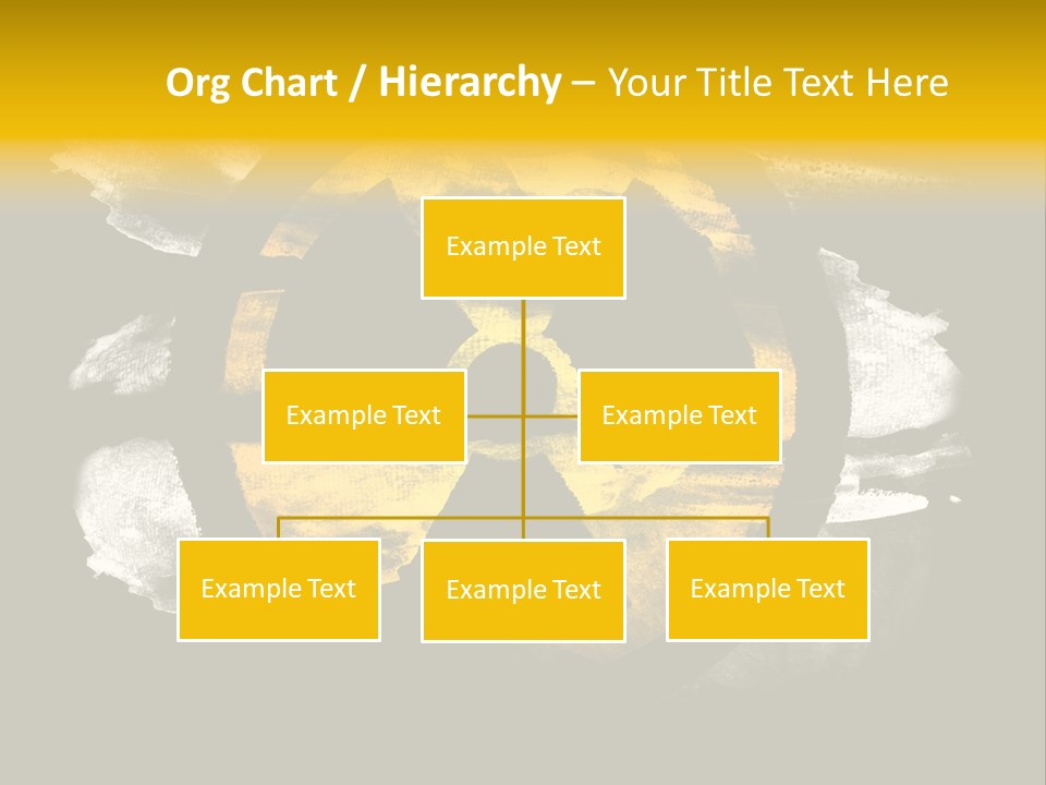 Industrial Symbol Atom PowerPoint Template