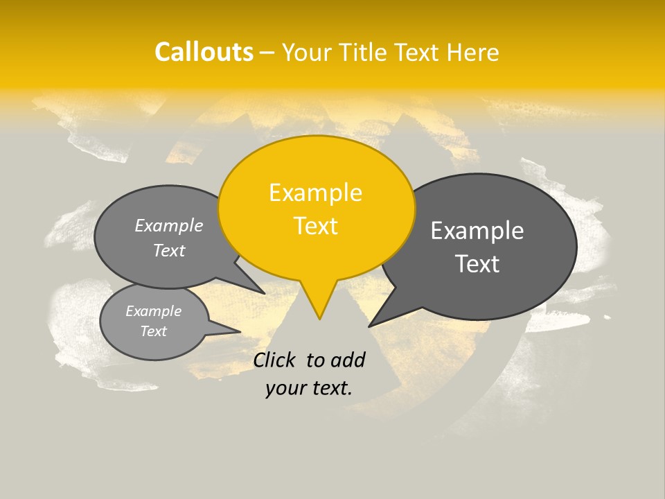 Industrial Symbol Atom PowerPoint Template