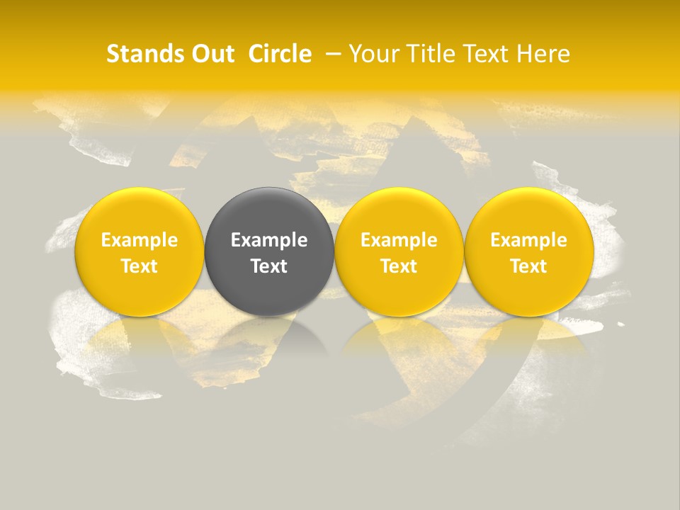 Industrial Symbol Atom PowerPoint Template