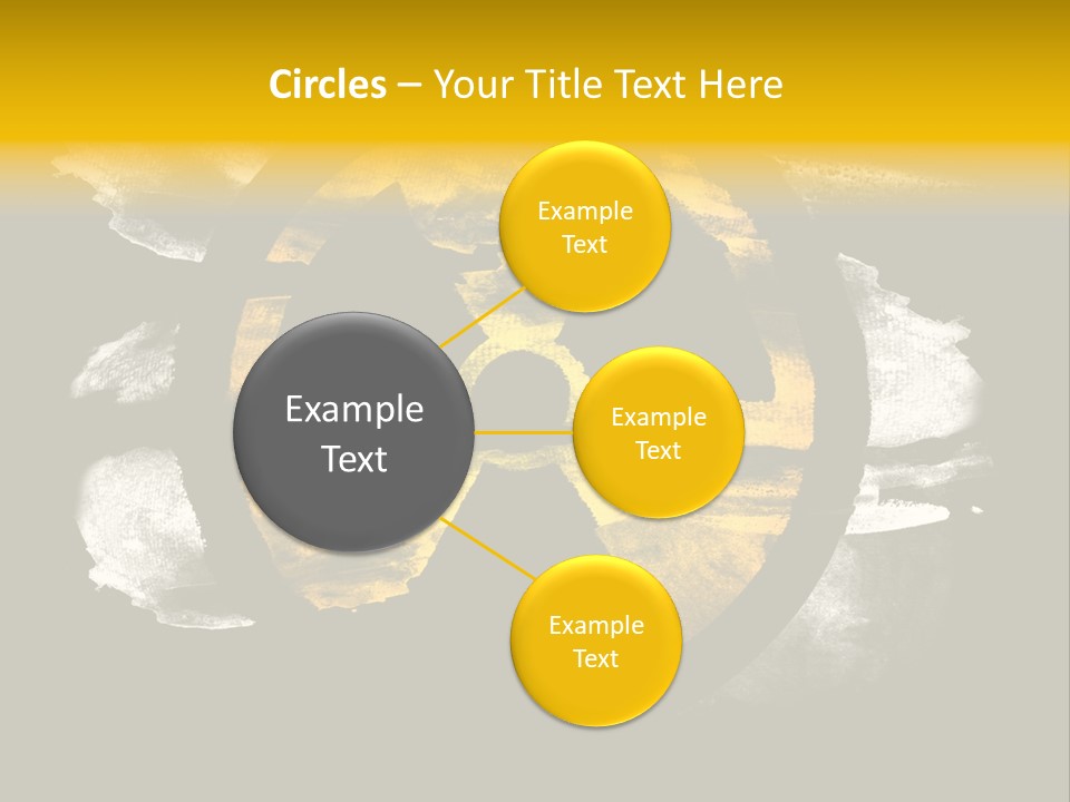 Industrial Symbol Atom PowerPoint Template