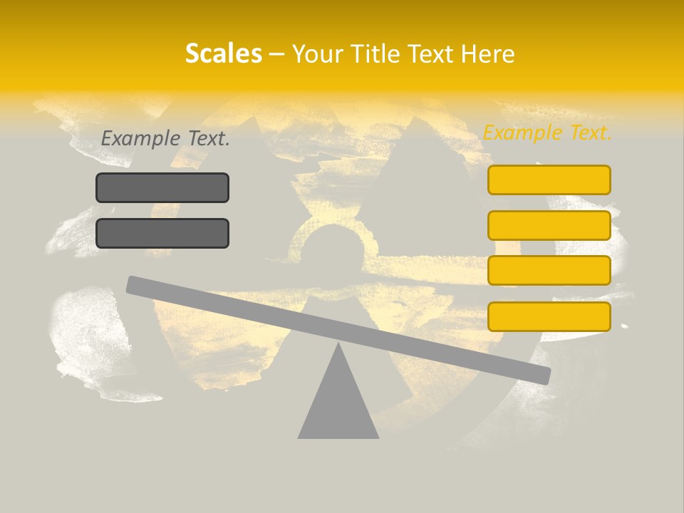Industrial Symbol Atom PowerPoint Template