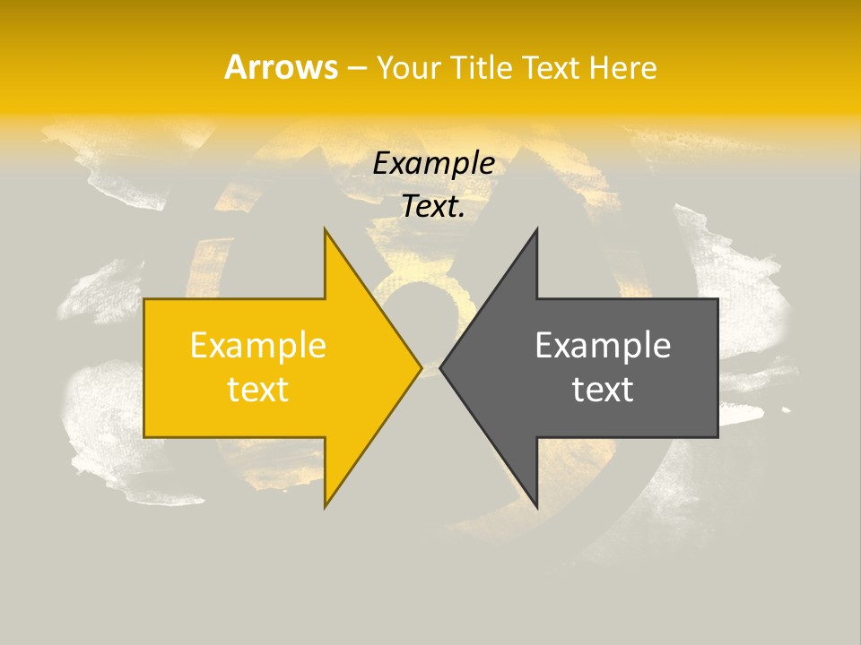 Industrial Symbol Atom PowerPoint Template
