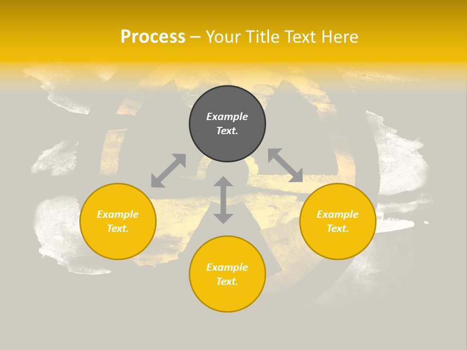 Industrial Symbol Atom PowerPoint Template