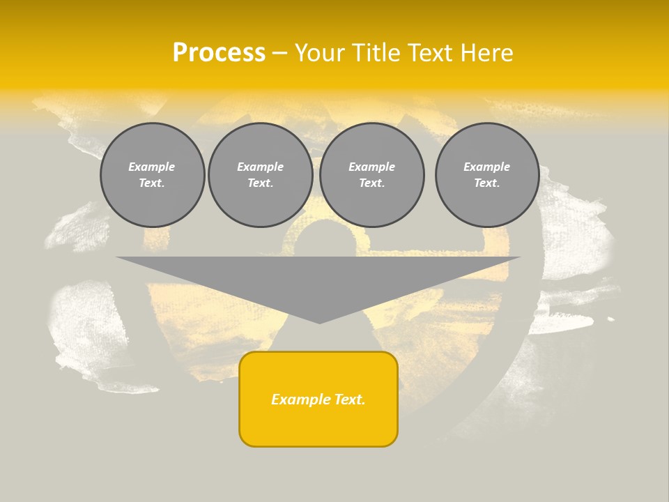 Industrial Symbol Atom PowerPoint Template