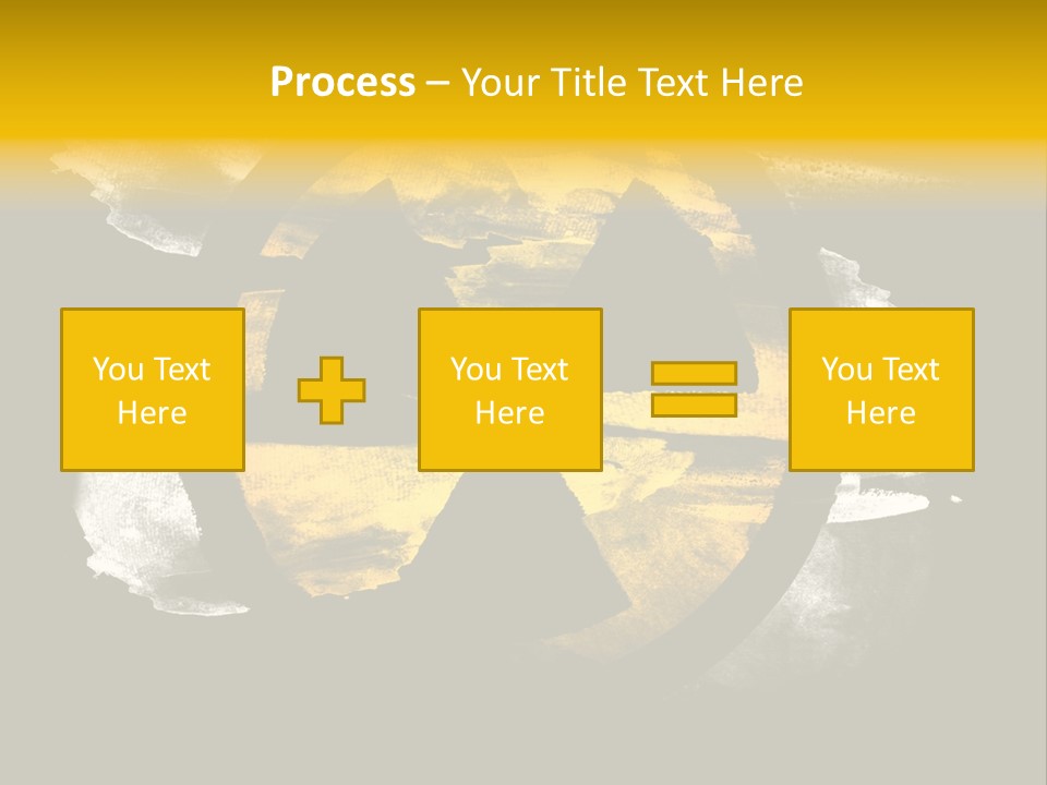 Industrial Symbol Atom PowerPoint Template