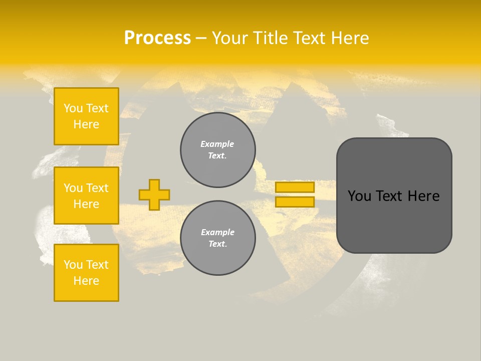 Industrial Symbol Atom PowerPoint Template