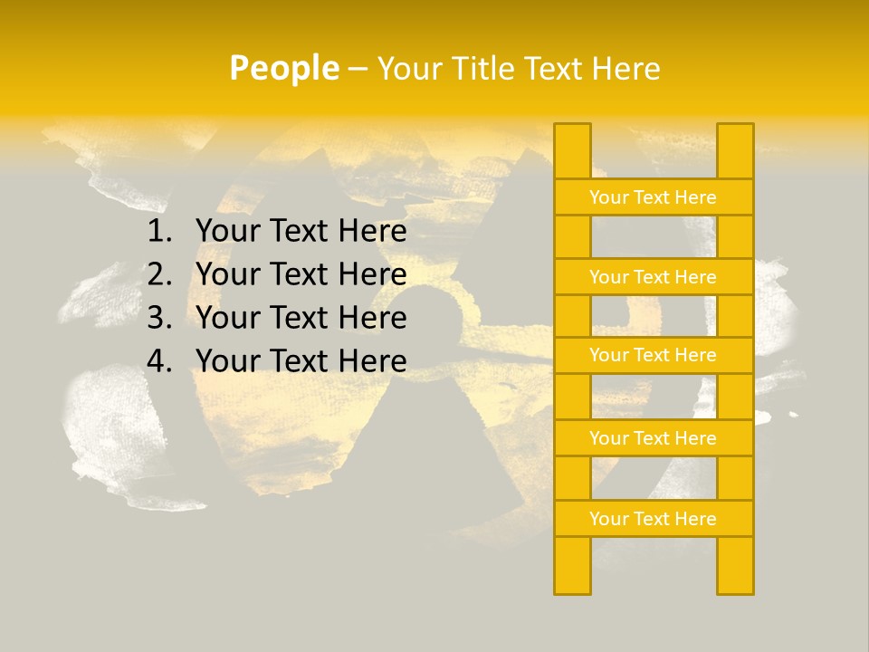 Industrial Symbol Atom PowerPoint Template