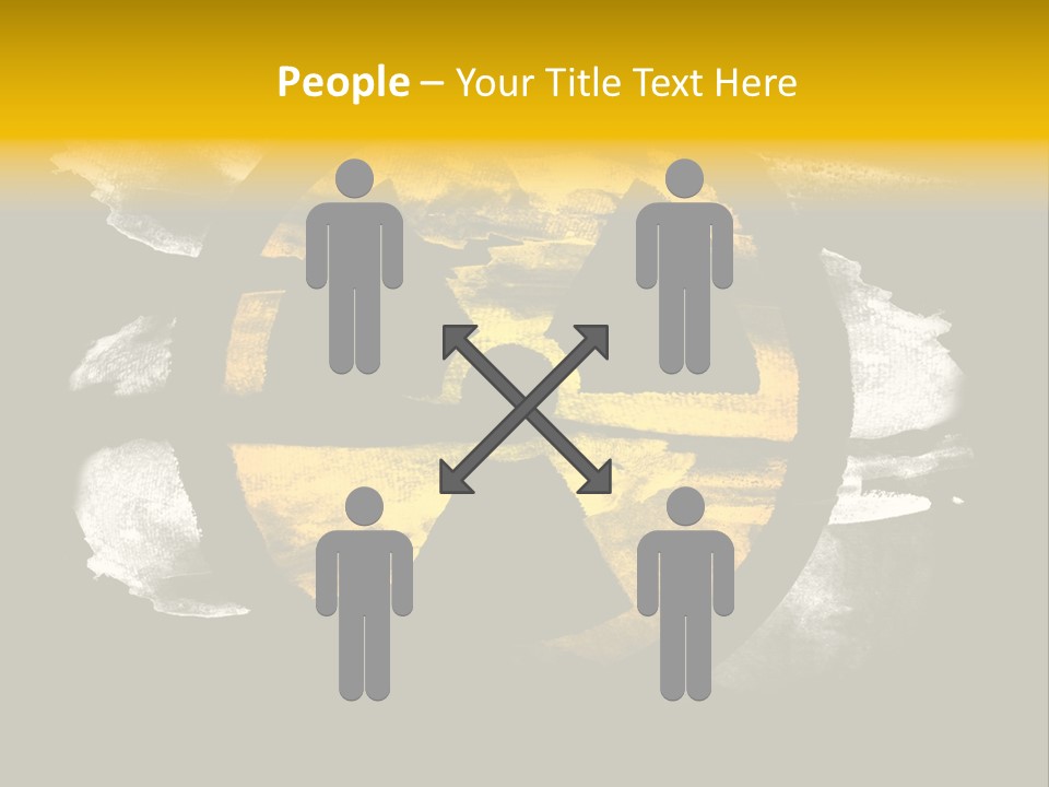 Industrial Symbol Atom PowerPoint Template