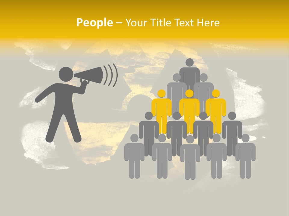 Industrial Symbol Atom PowerPoint Template