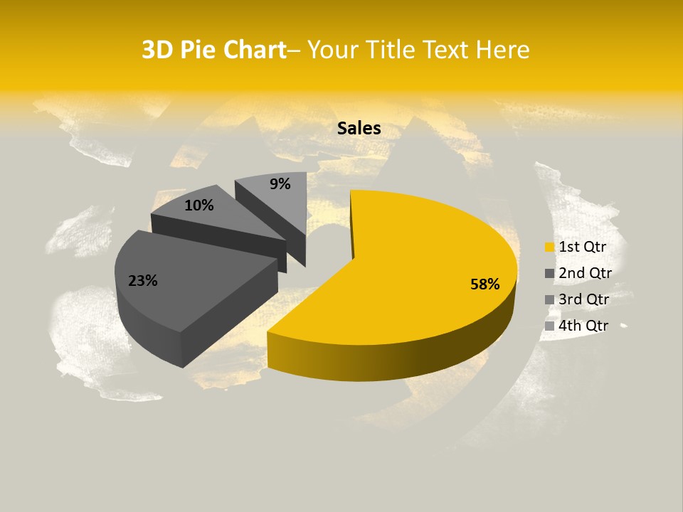Industrial Symbol Atom PowerPoint Template