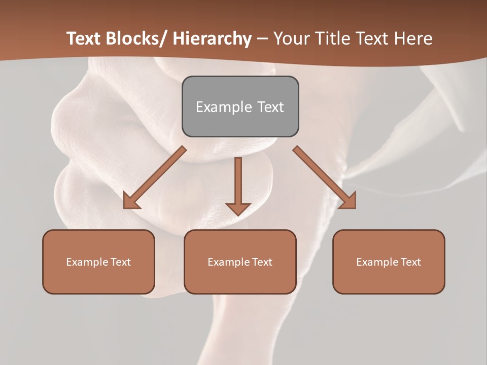 Refusing Disapprove Symbol PowerPoint Template