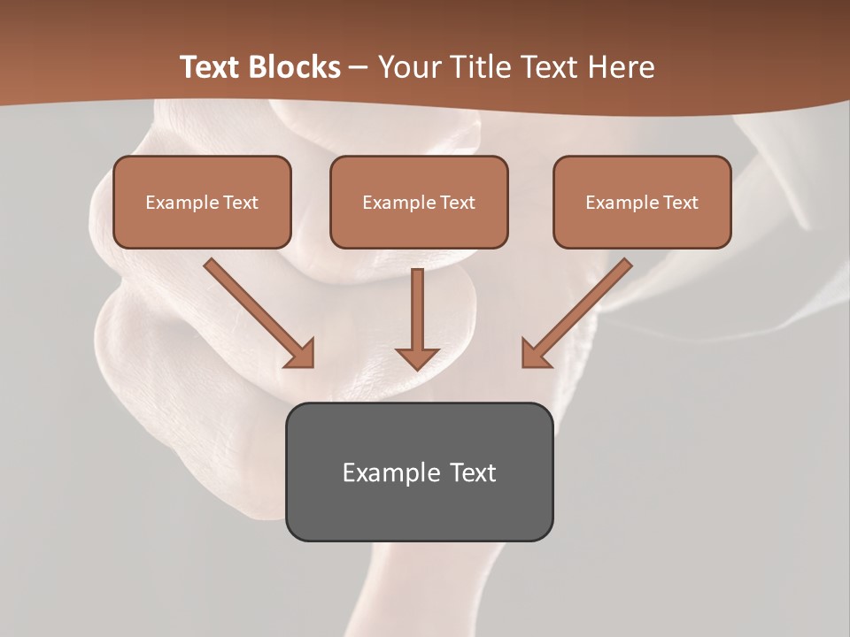Refusing Disapprove Symbol PowerPoint Template