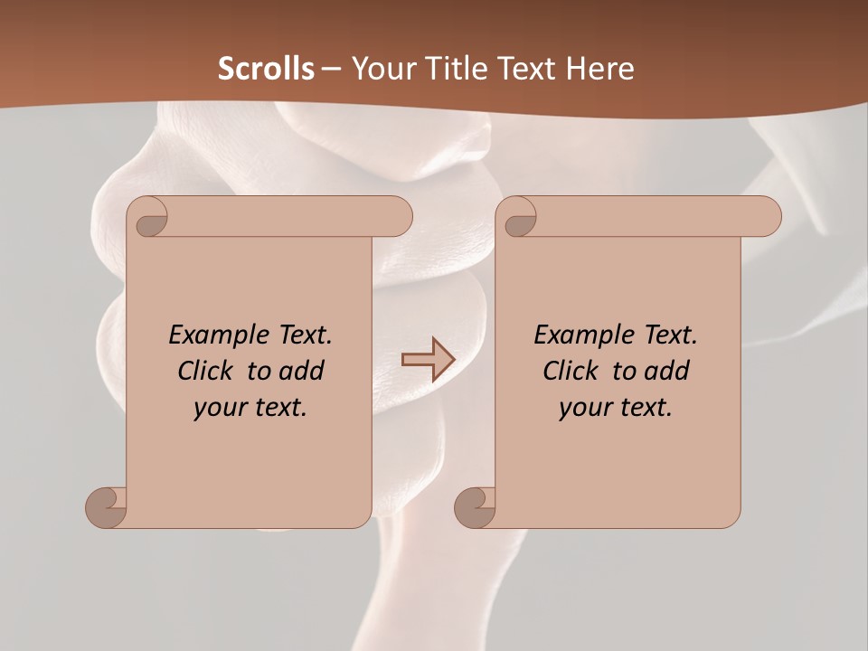 Refusing Disapprove Symbol PowerPoint Template