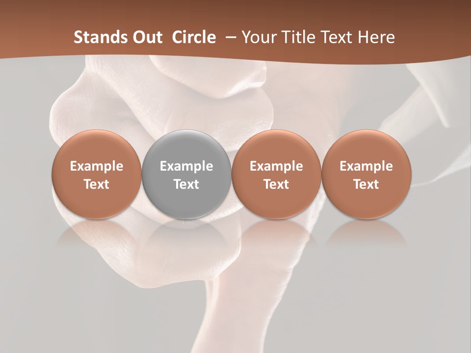 Refusing Disapprove Symbol PowerPoint Template