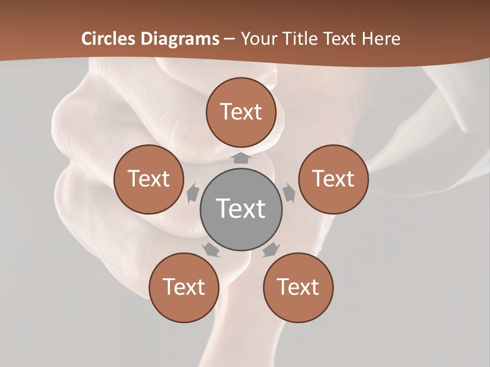 Refusing Disapprove Symbol PowerPoint Template