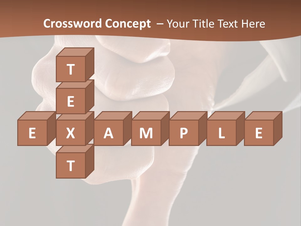 Refusing Disapprove Symbol PowerPoint Template