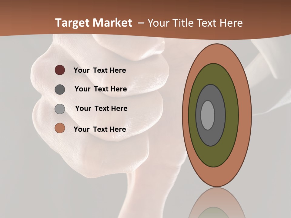 Refusing Disapprove Symbol PowerPoint Template