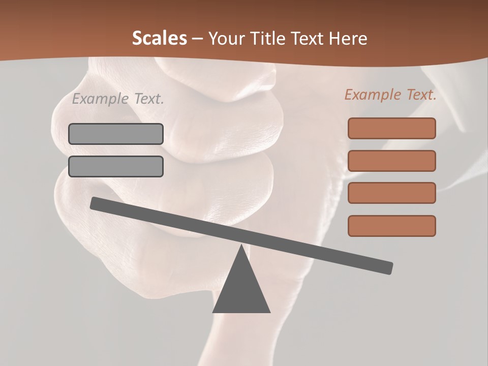 Refusing Disapprove Symbol PowerPoint Template