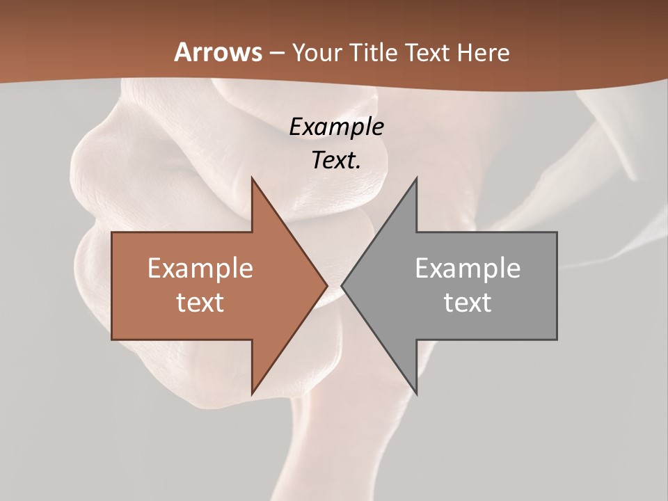 Refusing Disapprove Symbol PowerPoint Template