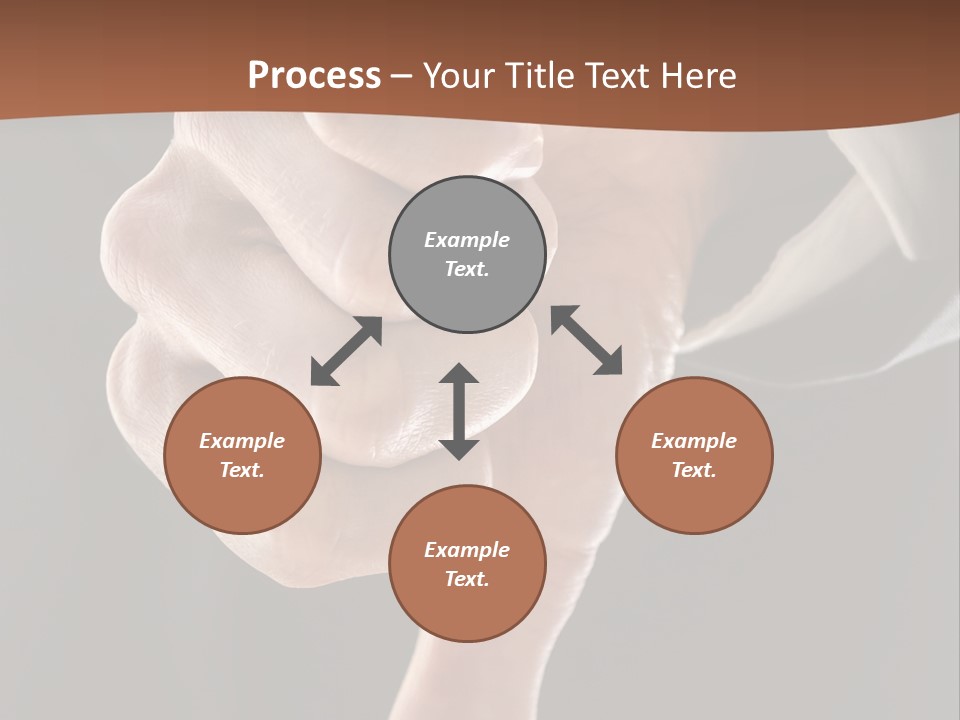 Refusing Disapprove Symbol PowerPoint Template