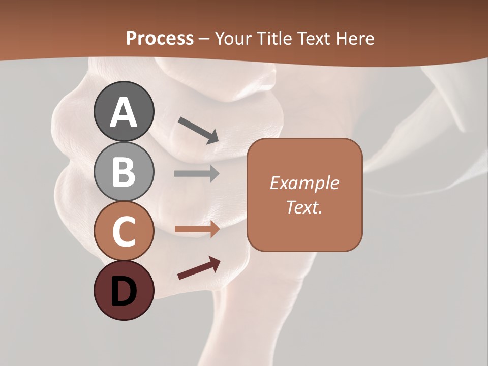 Refusing Disapprove Symbol PowerPoint Template