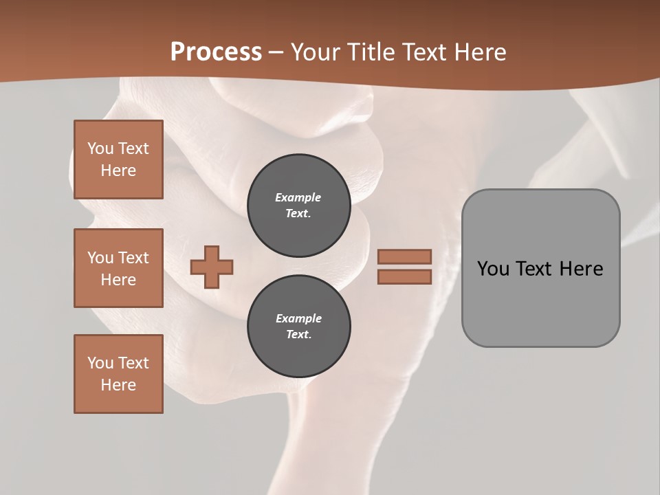 Refusing Disapprove Symbol PowerPoint Template