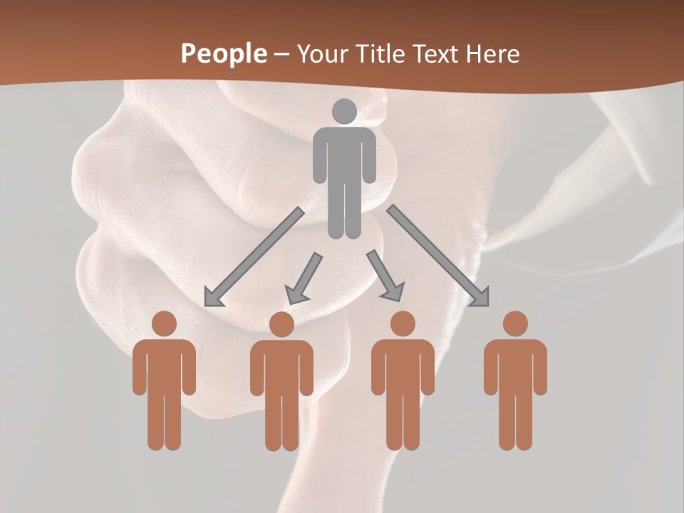 Refusing Disapprove Symbol PowerPoint Template