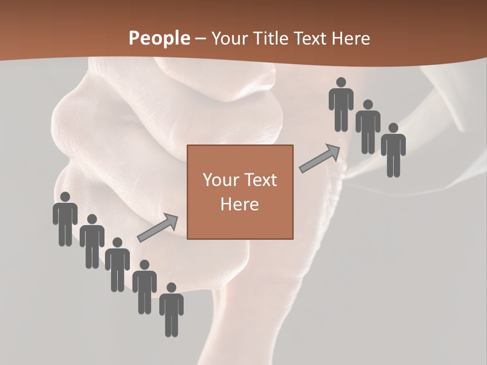 Refusing Disapprove Symbol PowerPoint Template