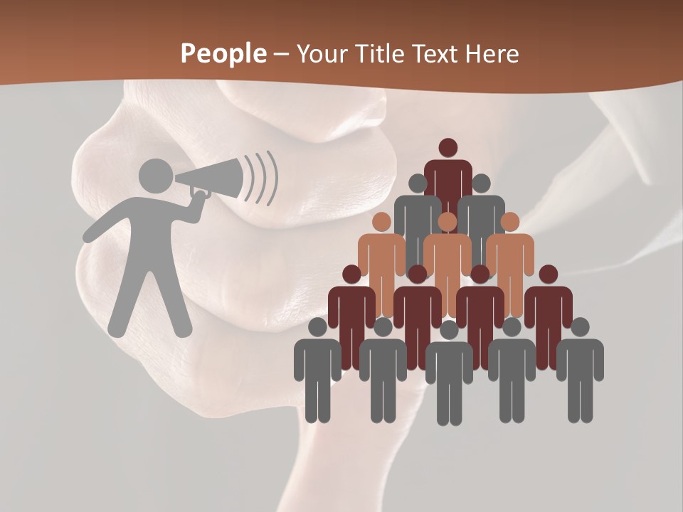 Refusing Disapprove Symbol PowerPoint Template