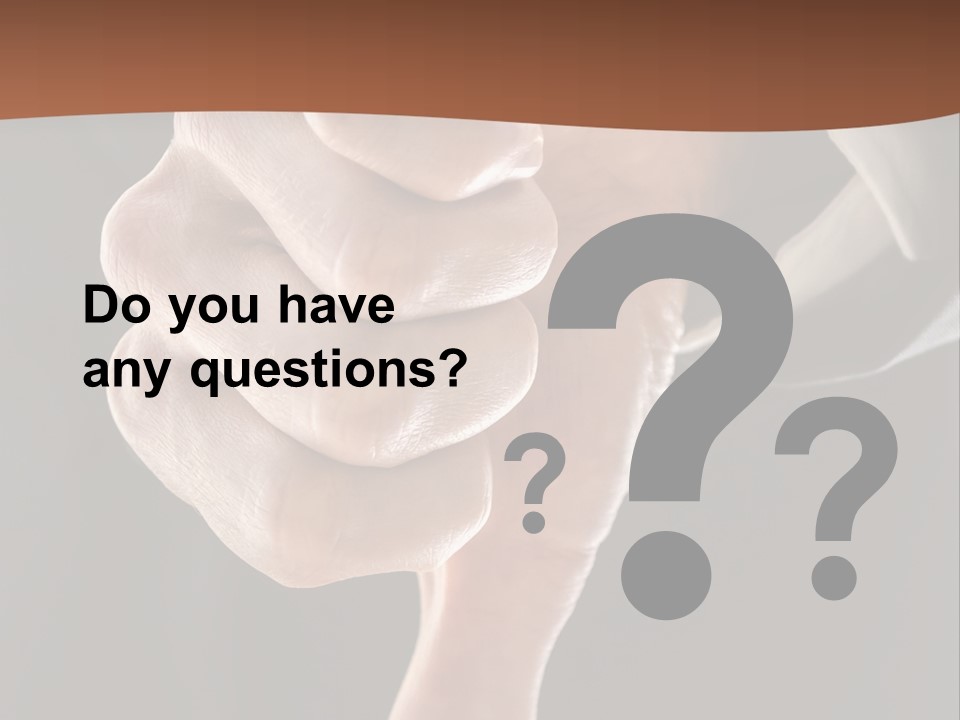 Refusing Disapprove Symbol PowerPoint Template