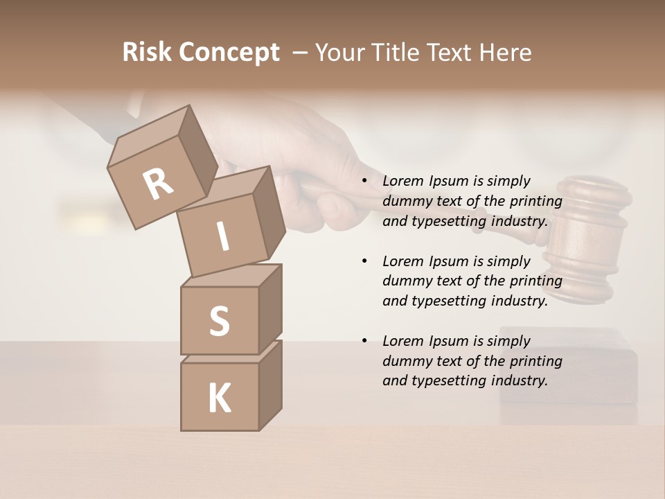 Civil Working Law PowerPoint Template