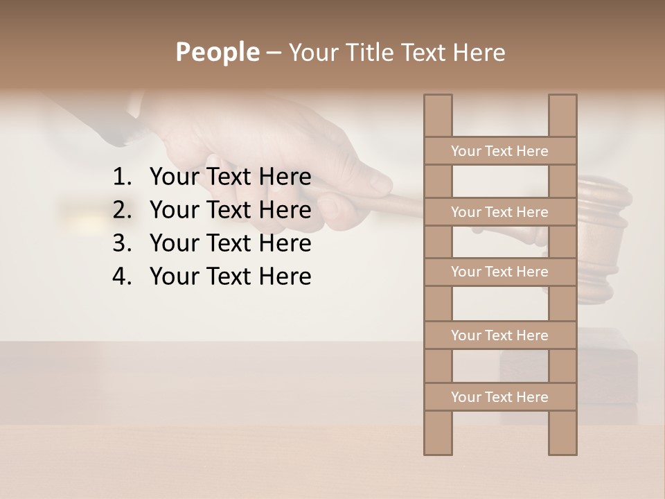 Civil Working Law PowerPoint Template