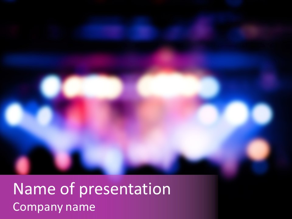 Event Volume Entertainment PowerPoint Template